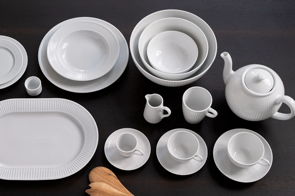 Geschirrserie - Pillivuyt Plisse